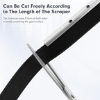 41 Inch Squeegee Rubber Replacement, Squeegee Replacement Rubber Blade, Versatile Squeegee Rubber Refill for Shower, Doors, Window & Glass Cleaning