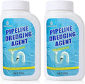 Pipeline Dredging Agent, Drain Clog Remover, Powerful Sink Drain Cleaner for Bathroom and Kitchen Sink Pipe Unclog (2PCS)