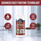 Stainless Steel Rust Remover and Stain Cleaner | NSF Approved | Non-Toxic & Food Safe | Quickly Cleans Commercial Equipment, Appliances, Grills, Sinks, and Tools - 5 liter