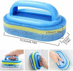 2pcs Household Cleaning Tools Quality Sponge Cleaning Brush with Handle Perfect for Daily Use in Kitchen Thick Sponge Brush