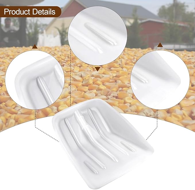 MYCENSE Snow Scoop,Sand Spade,Large,Garbage Cleaning Tool Snow Removal Tool Scoop for Farming Tasks Gardening Yard Work Landscaping, L