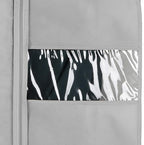 Syeeiex 40" Suit Bag, Set of 5 Garment Bag, Garment Bags for Hanging Clothes, Suit Bags for Closet Storage, Waterproof and Dustproof, Best for Suits, Shirts, T-shirts and Jackets on Closet(Grey)