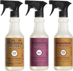 Mrs. MEYER'S CLEAN DAY Multi-Surface Cleaner 3 Pack Variety 16 OZ Each, 1 CT (Mum + Apple Cider + Acorn Spice)