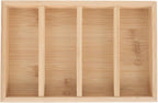 Toyvian Wooden Eyeglasses Storage Tray and Display Rack Glasses Organizer for Home Tabletop Eyewear Storage with 4pcs Tray Set
