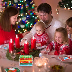 24 Packs Travel Size Tissue Pocket Slim Pack Facial 3 Ply Wallet Size Pocket Tissues for Travel Wedding Party Favors, 6 Styles(Snowman)