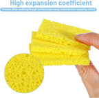 20Pcs Cleaning Pads Soldering Sponge Scouring Pad Scrubbing Pads with Holes Multipurpose for Kitchen Household Cleaning