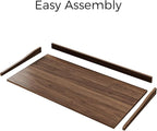 OAKHAM HOME Washer Dryer Countertop 54" W x 27.5"D Washer Dryer Topper with Non-Slip Pads Laundry Countertop for Laundry Room Organization and Storage, Walnut