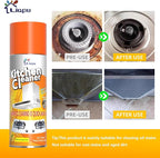 Liapu All Purpose Cleaner, Heavy Duty Degreaser Cleaner Spray, Lemongrass Scent Oven Cleaner Clean Up Kitchen Oil Stains Cleaning Tools For Stove Top & Induction Cooktop and Grill
