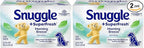 Snuggle Plus SuperFresh Fabric Softener Dryer Sheets with Static Control and Odor Eliminating Technology, Original, 200 Count (Pack of 2)
