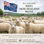 12 Pack XL Wool Dryer Balls – Premium – 100% Organic New Zealand Wool – Reusable Fabric Softener for Soft & Fluffy Clothes – Reduce Drying Time – Eco-Friendly & Safe Skin