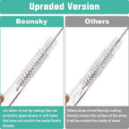 Straw Cleaner Brush for Stanley, 4Pcs Extra Long Straw Cleaning Brush for 40oz 30oz 20oz 14oz Stanley Mug and Cleaning More Glass, Stainless,Bottle and Silicone Straw