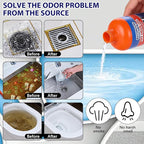Pipeline Dredging Agent, Pipe Dredge Drain Cleaner, Drain Opener Cleaner for Shower or Sink Drains, Professional Strength Pipe Build Up Remover (500mL)