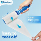 PetLovers Extra Sticky Lint Roller Mega Value Set 450 Sheets for Pet Hair Removal and Clothes, Dog and Cat Lint Remover 5 Pack