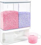 Conworld Laundry Beads Dispenser -Laundry Detergent Dispenser, Easy Access to Scented Beads, Laundry Room Organization Suitable for Laundry Beads , Laundry Powder, Rice (BPA Free )