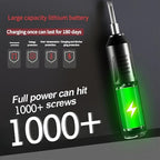 Electric Screwdriver, Mini Portable Automatic Home Repair Tool Kit with Led Light, USB Rechargeable Cordless Magnetic Screwdriver (02)