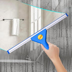 Professional Window Cleaning kit, 2-in-1 Window Squeegee with 78" Extension Poles, Suitable for Indoor & Outdoor Window, High Glass, High Windows, Multi-Purpose Car Windshield Cleaning