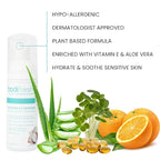 Toilet Paper Foam, Liquid Wet Wipe | Plant-Based, Eco Friendly Flushable Wet Wipe Alternative with Aloe & Vitamin E (1.7 Fl Oz (Pack of 6), Unscented)