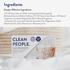 The Clean People Fabric Softener Sheets - Dryer Sheets - Softens & Removes Static Cling - Vegan Laundry Softener, Essential Oils - Lavender 240 Pack