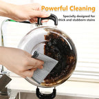 Extra-Large Size Multipurpose Wire Dishwashing Rag,Non Scratch Wire Dishcloth, Reusable Steel Wool Scrubber,Non-Scratch,Quick-Drying,Multi-Purpose for Kitchen,Bathroom Cleaning (15)