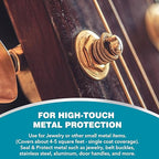 4 Oz. Clear, Protective Coating for Metal, Jewelry Coating, Jewelry Shield, Fast Drying Transparent After Curing, Long Lasting Protect Metal and Jewels from Wear, Rust