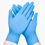 Disposable Nitrile Exam Gloves, Blue, Nitrile Gloves Disposable Latex Free, Medical Gloves, Cleaning Gloves, Food-Safe Rubber Gloves, Powder Free, Non-Sterile, 1000-ct Case (Large)
