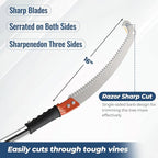 13FT Pole Saws for Tree Trimming with Sharp Pruning Blade | Comfort Grip & 28mm Stainless Steel Tree Trimmer Pole for Yard Garden and Patios High Branches Cutting