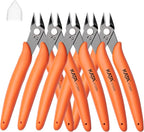 KATA 5-Pack Micro Wire Cutters, Precision Electronics Flush Cutter and Side Cutting pliers, Clean Cut for Model, Jewelry, Model Kits