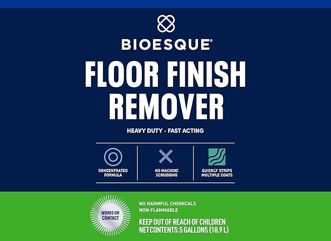 Bioesque Floor Finish Remover, 5 Gallon (Pack of 1)