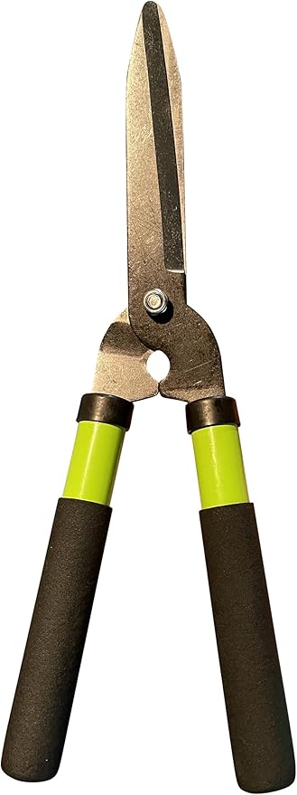 GARDEN GURU Hedge Shears Clippers for Trimming & Shaping Borders, Boxwood, Decorative Shrubs – 15 inch High Carbon Steel Gardening Hedge Clippers & Shears with Comfort Grip Handles - 1 Case (10 Pcs)