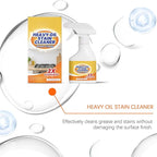 Kitchen Heavy Oil Cleaner, Kitchen Cleaner, Multipurpose Oil Stain Remover,Kitchens Grease Cleaner, Grease Remover, for Appliances Countertops Range Hoods