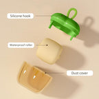 2Pcs Reusable Lint Roller Set, Portable Mini Travel Lint Roller, Washable Sticky Roller, Mini Pet Hair Removal Tool,Easy Removing Hair on Clothes Sofa Bed Carseat (2 Green)