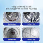 Washing Machine Cleaner Tablets - 24 Tabs (2x12 Pack), 1 Year Supply Deep Cleaning for HE Front Load & Top Load Washers, Septic Safe Eco-Friendly Deodorizer for Drum and Tub Seal