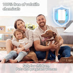 Flying Insect Trap for Indoors, Plug-in Fruit Fly Trap Catcher, Adjustable Lighting Bug Zapper for House Flies, Mosquitoes, Fruit Flies, Gnants, and Mosquitos, Office (Include 5 Refills)