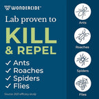 Wondercide - Indoor Pest Control Spray for Home and Kitchen - Ant, Roach, Spider, Fly, Flea, Bug Killer and Insect Repellent - with Natural Essential Oils - Pet and Family Safe— Peppermint 32 oz