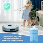 Floor Cleaning Solution Compatible With Roborock Robot Vacuum And Mop Cleaner， Deep Cleans For Multiple Hard Floors, for Robot & Wet Dry Vacuums Mopping Floor Cleaners Solution , 33.8 Fl. OZ(2 Bottle)