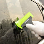 FOSHIO Squeegee Scraper Shower Mirror Glass Wiper Window Cleaner with 1 Extra Rubber Blade Non-Slip Handle for Auto Window Tint Tool Home