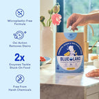 BLUELAND 100% Plastic-Free Dishwasher Detergent Tablets, 120 Count, Lemon Zest Scent, Eco Friendly Dishwashing Pods, Natural, USDA Certified biobased