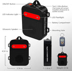 Ultrasonic Rodent Repellent Under Hood Battery Operated Pest Repeller Humane Mouse Repellent for Car Engines Basement Garage Attic Rat Mice Deterrent 2 Pack
