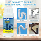 2026 Upgrade Wild Tornado Pipe Dredge, Powerful Sink Drain Cleaner, Multi-functional Drains Cleaners Fast Foaming for Kitchen Toilet Pipeline Quick Cleaning Tool (2PC)
