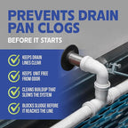 200 Tablets AC Drain Line Cleaner- No-Residue, Water-Soluble, Fast-Acting Pan Treatment for HVAC, Window Units, Mini-Splits, Dehumidifiers and Refrigerators System Maintenance