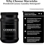 Luxury Laundry Detergent Powder (Goddess) 32 Oz – Concentrated for Tough Stains and Odors, For All Washing machine types – Gentle on Fabrics