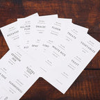 1 Gallon Large Glass Cookie jar with Airtight Acacia lids - Thicken Big Food Storage Containers with 42 Kitchen Waterproof Pantry Labels Preprinted - Clear Glass Canister for Flour, Rice, Coffee