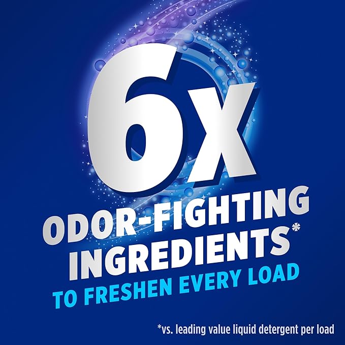 OxiClean Odor Blasters Fabric Rinse, 4-in-1 Clean Rinse Formula, Laundry Additive and Odor Eliminator for Sweat and Musty Odors, Sparkling Fresh Scent, 50 fl oz
