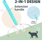 Flex Max Pet Hair Remover by LINTPLUS-Adjustable Pet Hair Removal Tool 2X More Effective Than Pro, Dog & Cat Hair Remover for Rugs, Couches & Pet Towers-Effortlessly Removes All Hair!