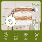 Modu 6 Pack EcoCorn Dish Sponges Scrubbers – 100% Corn Fiber, Biodegradable Kitchen Scrub Pads for Multipurpose Household Cleaning, Odor-Free, Plastic-Free Kitchen Mesh Net (Thin & Foamy 6 Count)