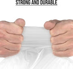 Aluf Plastics High Performance 2.5 Mil (eq) Clear Mattress Full Bag - 66" x 90" (Pack of 30)