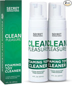 Toy Cleaner Foam 237ml (Pack of 2) – Gentle, Non-Irritating Formula for Adult Toy Hygiene – Safe and Effective Cleaning Solution