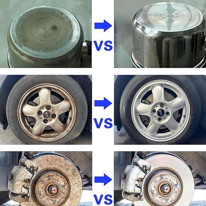 Liapu Stainless Steel Cleaner Paste – Heavy Duty Polish for Cookware, Sink, Grill, Pots & Pans – Restores Shine, Removes Rust & Stains – Safe for Kitchen & Appliances (3)