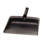 Carlisle FoodService Products Heavy Duty Dust Pan with Handle – Durable Plastic, 8 Inch Dust Pan for Home, Kitchen, and Commercial Use, 24 Pack, Black