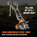 WEN Electric Tiller and Cultivator with 14-Inch Tilling Width and 10-Amp Motor (TC1014)